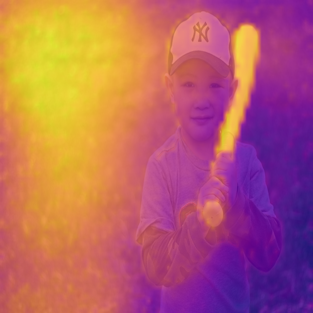 Similarity map with DINOv3