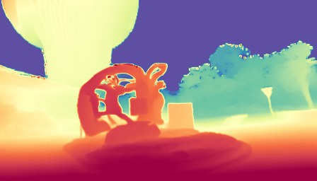 ReconSplat depth