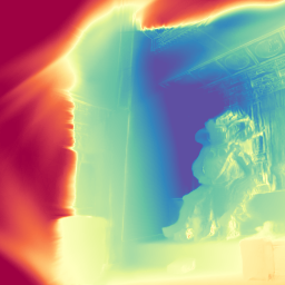 DepthSplat depth, view 1