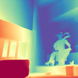 ReconSplat depth, view 1