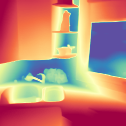 ReconSplat depth, view 1